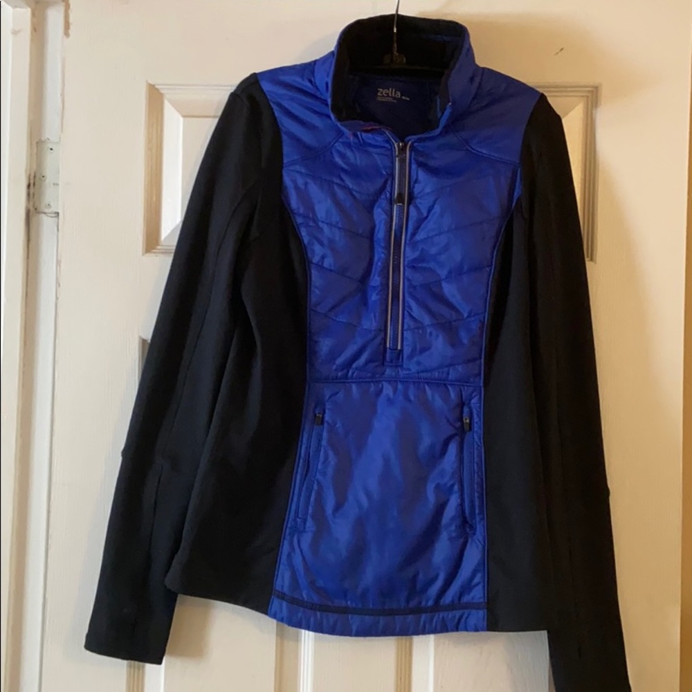 Zella ‘Motion’ Colorblock Half- Zip Jacket